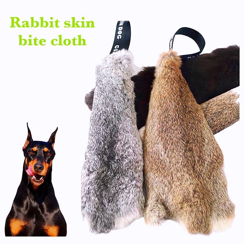 Pet Supplies Young - Kain Gigitan Anjing Kulit Kelinci Berkualitas