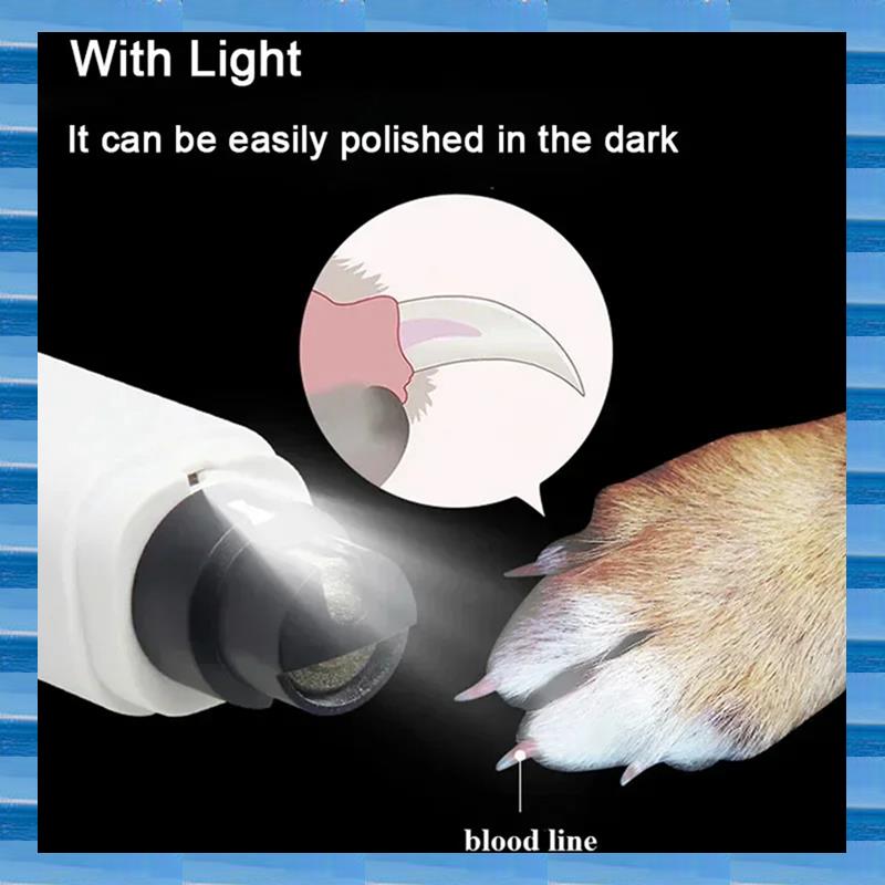 Pet Nail Grinder - Gunting Kuku Anjing Elektrik untuk Penggiling