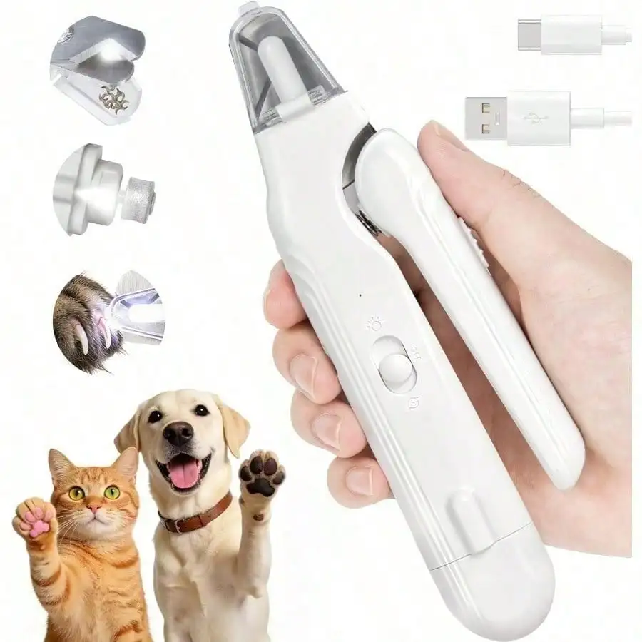 Pet Nail Grinder - Model baru Gunting Kuku Anjing 2-In-1