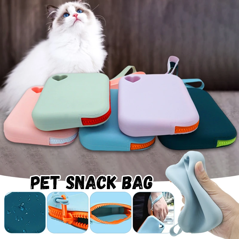 Pet Supplies Rewards - Tas Camilan Anjing Silikon sunorchid, Tas