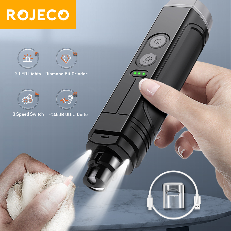 Pet Nail Grinder - ROJECO P3 Penggiling Kuku Hewan Peliharaan