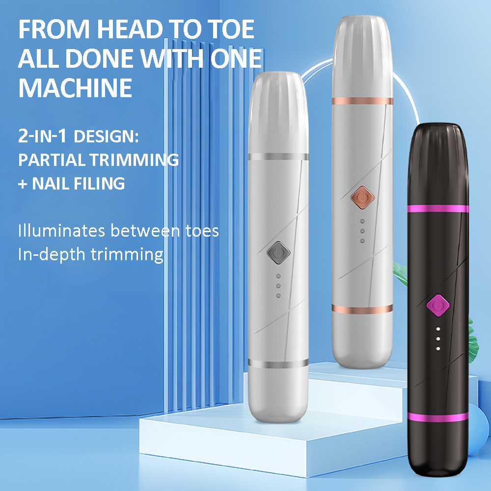 Pet Nail Grinder - Pemangkas Kuku Hewan Peliharaan 2-in-1, Penggiling