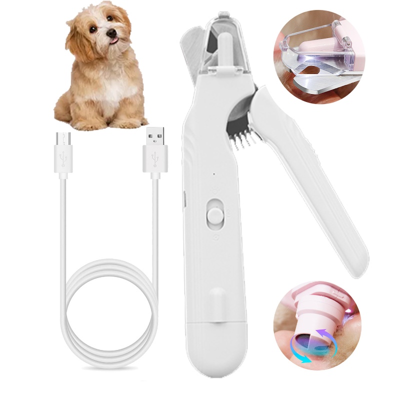 Pet Nail Grinder - Alat Perawatan Kuku Hewan Peliharaan 2-in-1
