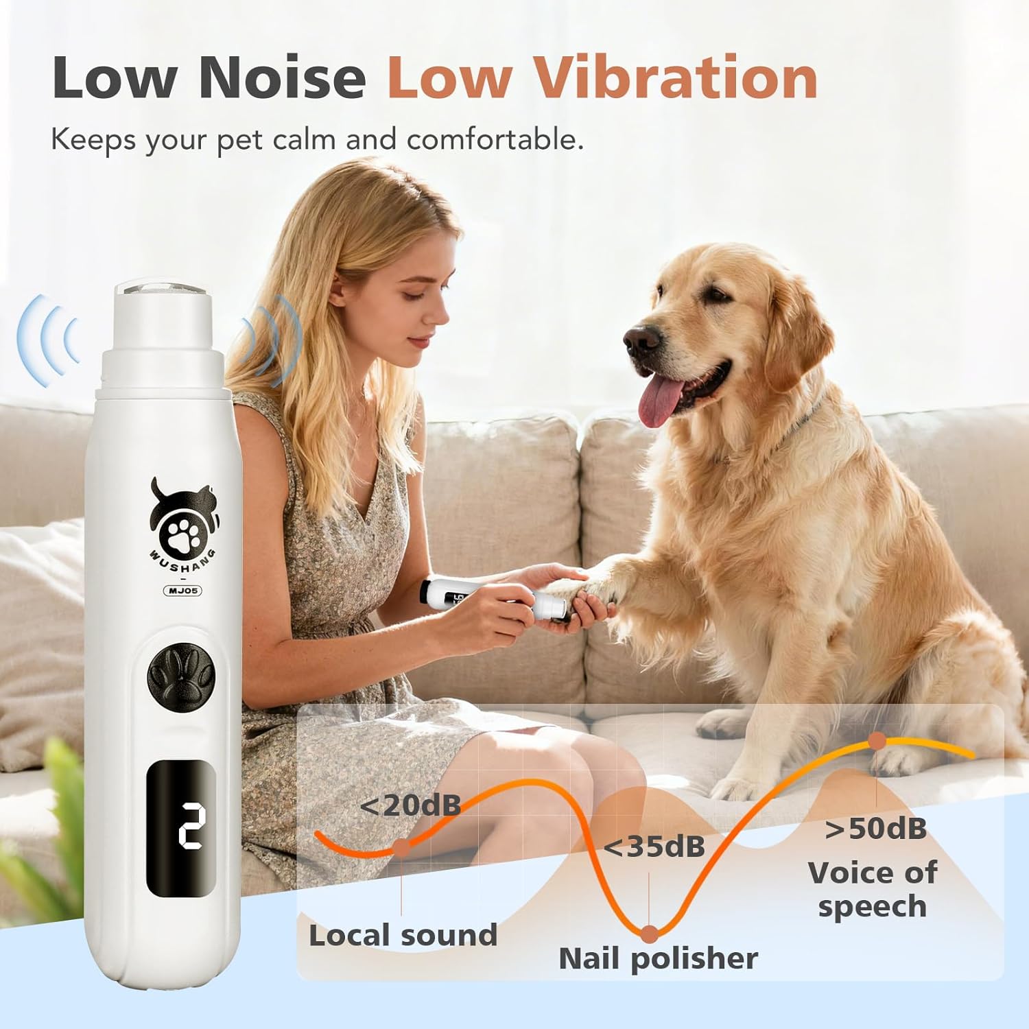 Penggiling Kuku Anjing 3-Kecep - Pet Nail Grinder ulasan dan harga