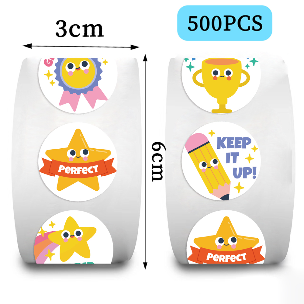 500 Buah Gulungan Stiker Hadia - Pet Supplies Rewards ulasan dan harga