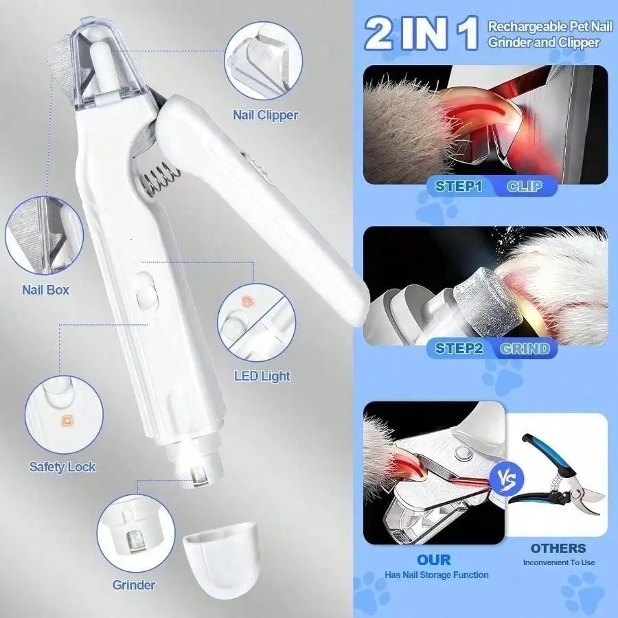 Model baru Gunting Kuku Anjing - Pet Nail Grinder ulasan dan harga