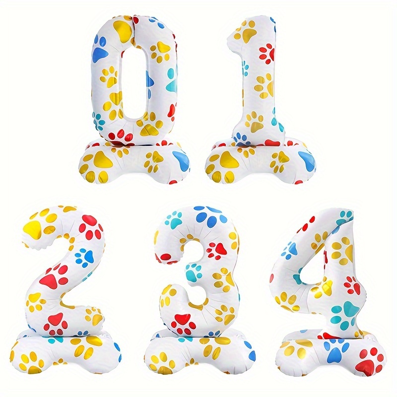1 Buah Balon Angka Berdiri Put - Pet Supplies App ulasan dan harga