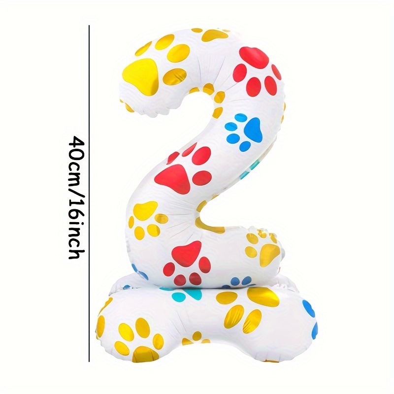 1 Buah Balon Angka Berdiri Put - Pet Supplies App ulasan dan harga