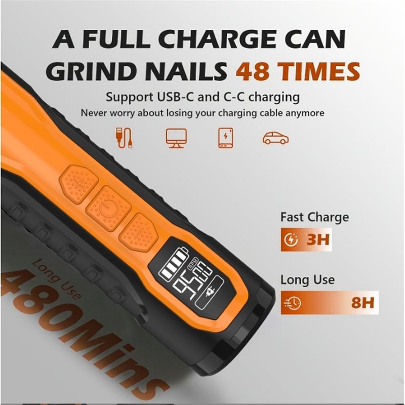ABUI-Pet Penggiling Kuku Elekt - Pet Nail Grinder ulasan dan harga