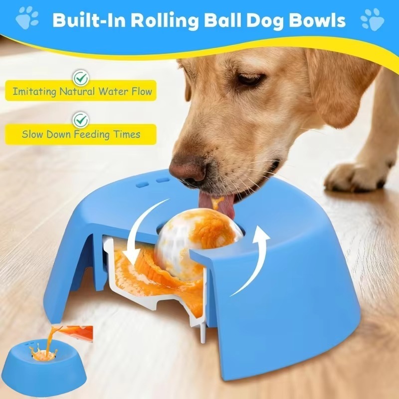 1pc Mangkuk Jilat Anjing Slow  - Pet Supplies Outlet ulasan dan harga