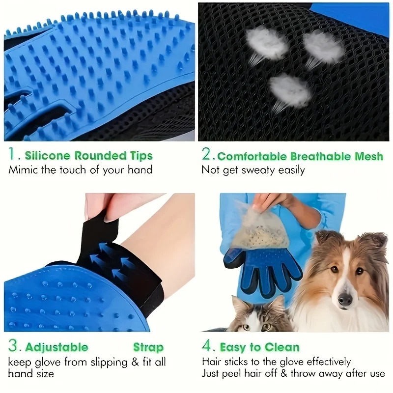 Sarung Tangan Sisir Bulu Hewan - Pet Supplies App ulasan dan harga